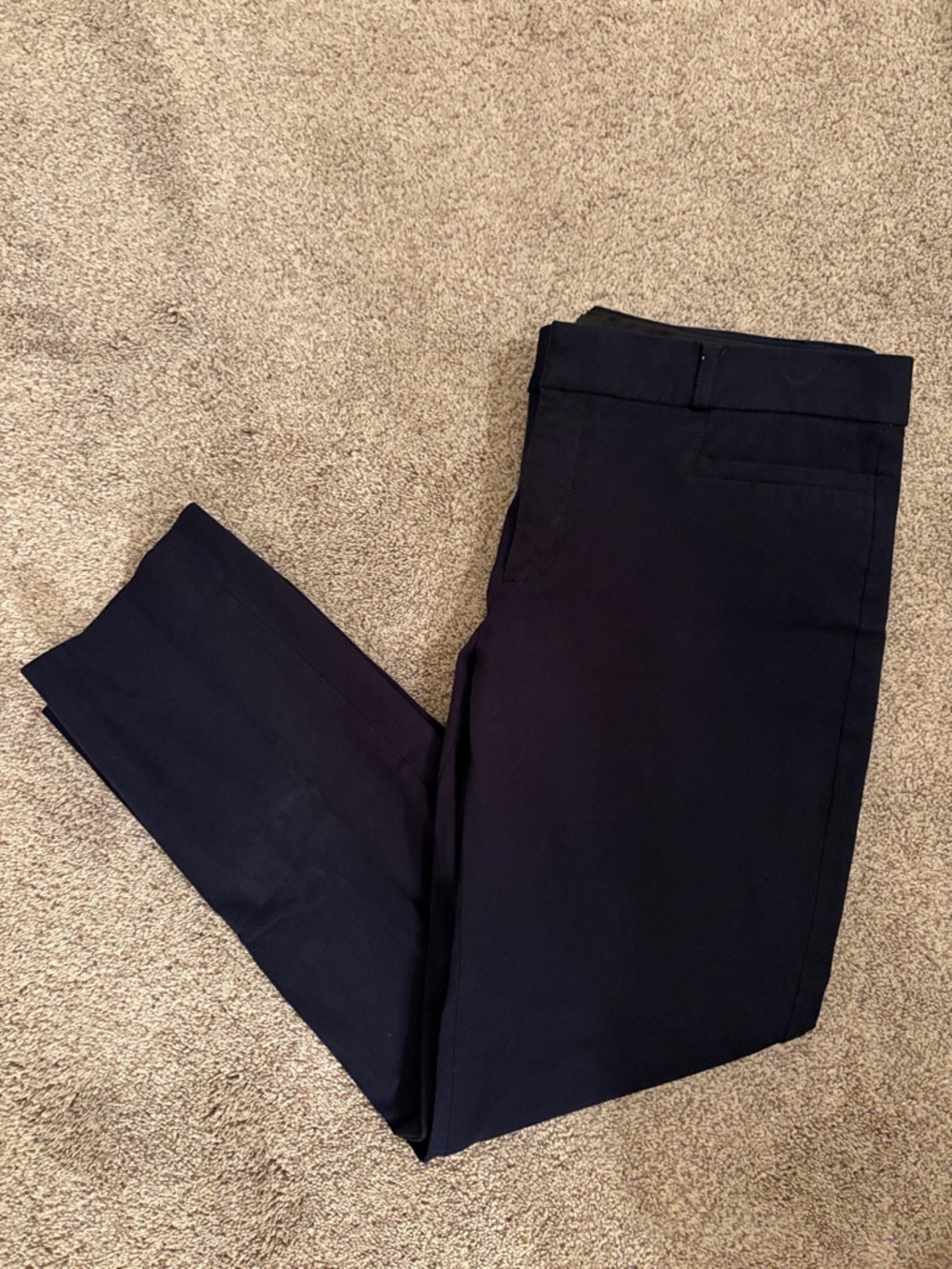 Banana Republic Navy Sloan skinny Dress Pants size 10